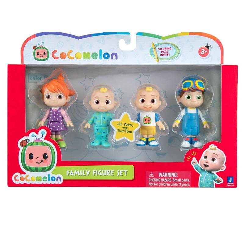 JASWAR COCOMELON SPRINGTIME 4 FIGURE PACK - CMW0208