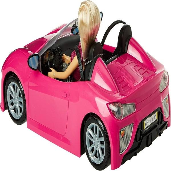 P.JOY LEILA DREAM CAR 35CM + DOLL - CRB178