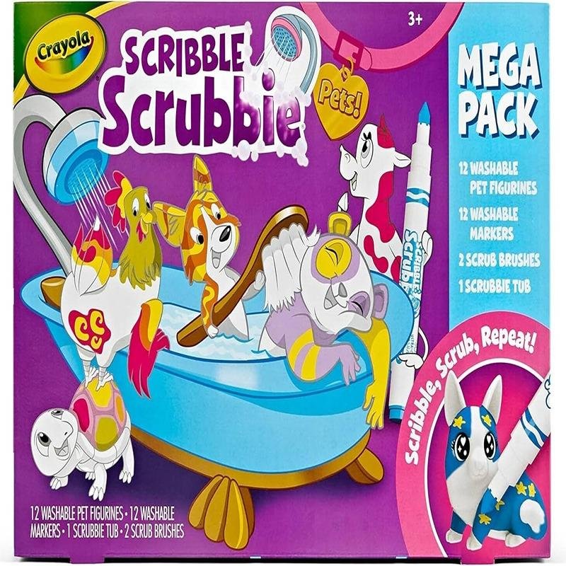 CRAYOLA SCRIBBLE SCRUBBIE MEGA SET . - CY74-7481