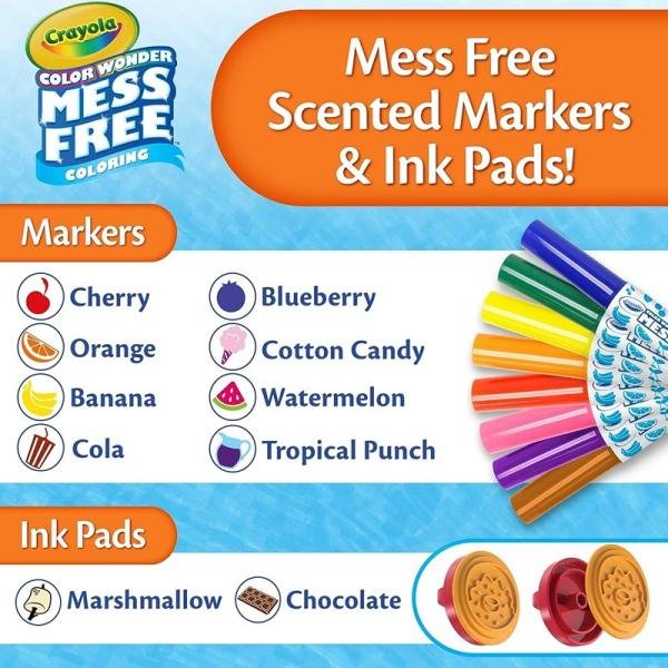 CRAYOLA WONDER COLOURING SCENTED STAMPER - CY75-2836