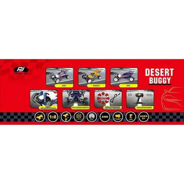 P.JOY RC DESERT BUGGY 2.4G 1/8 BPC B/O - DC5224