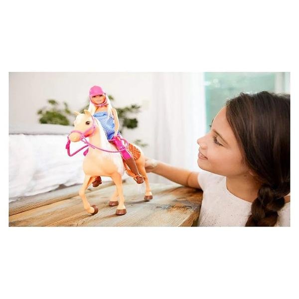 MATTEL BARBIE DOLL & HORSE - FXH13