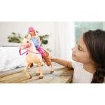 MATTEL BARBIE DOLL & HORSE - FXH13