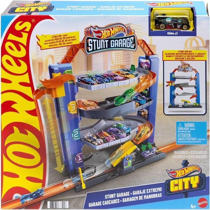 MATTEL HOTWHEELS JUMP & DROP GARAGE - GNL70