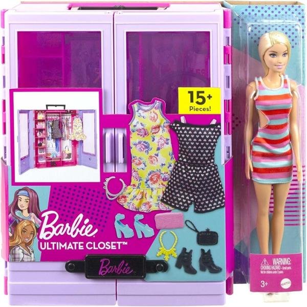 MATTEL BARBIE ULTIMATE CLOSET DOLL NEW . - HJL66