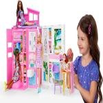 MATTEL BARBIE GETAWAY HOUSE WITH DOLL - HRJ77