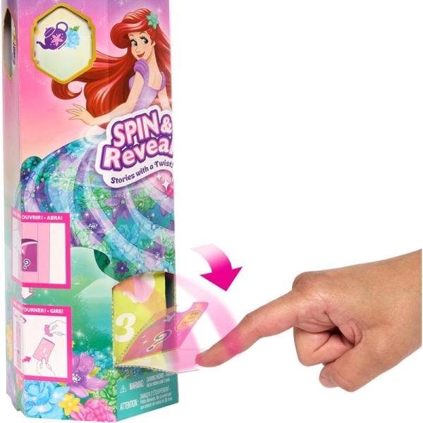 MATTEL DPRINCESS FASHION DOLL SPIN & REVEAL ARI - HTV88