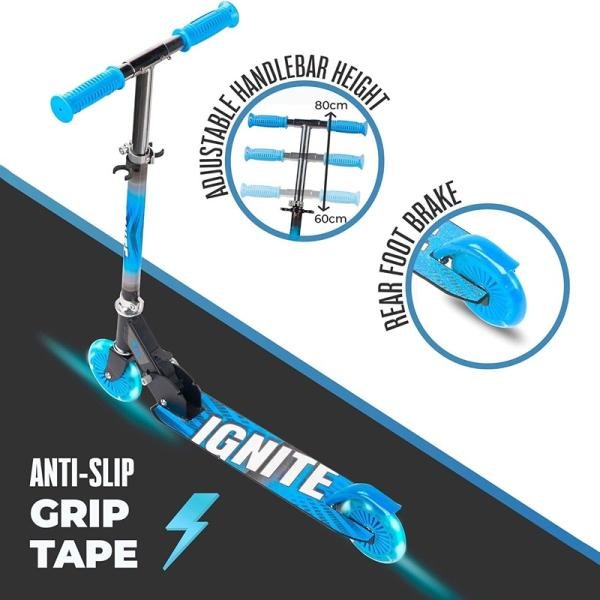 MONDO IGNITE FLOW SCOOTER 2W COMBO PACK BLUE - IGN-COM-FLO-BLU