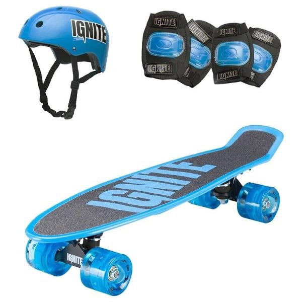 MONDO IGNITE TYRO SKATEBOARD COMBO PACK BLUE - IGN-COM-TYR-BLU