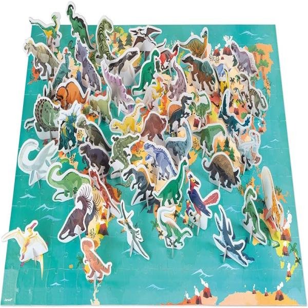 JURATO JANOD PUZZLE EDUCATIONAL DINOSAUR 200PCS - J02679