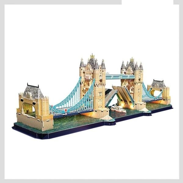 CUBICF 3D PUZZLE LED TOWER BRIDGE 222PCS B/O - L531H