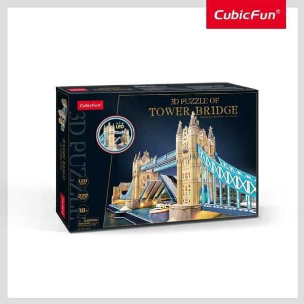 CUBICF 3D PUZZLE LED TOWER BRIDGE 222PCS B/O - L531H