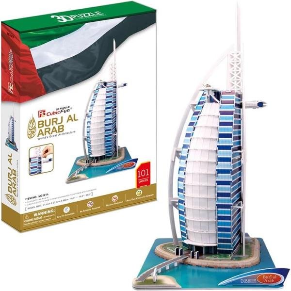 CUBICF 3D PUZZLE BURJ AL ARAB 101PC UAE - MC101H