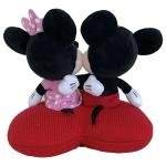 DISNEY PLUSH MICKEY&MINNIE HEART CUSHION - PDP2100110