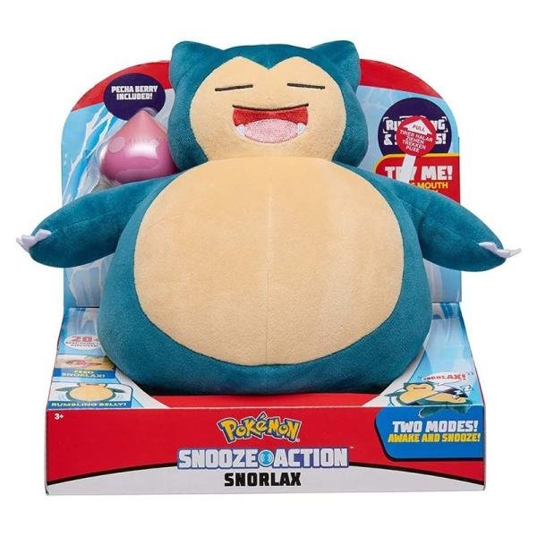 JASWAR POKEMON FEATURE PLUSH SNOOZE ACT.SNORLAX - PKW0027