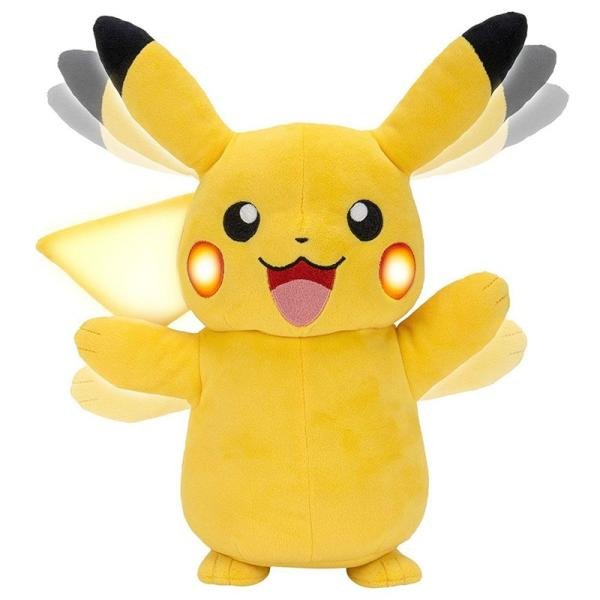 JASWAR POKEMON FEATURE DLX PLUSH PIKACHU 11IN - PKW2365