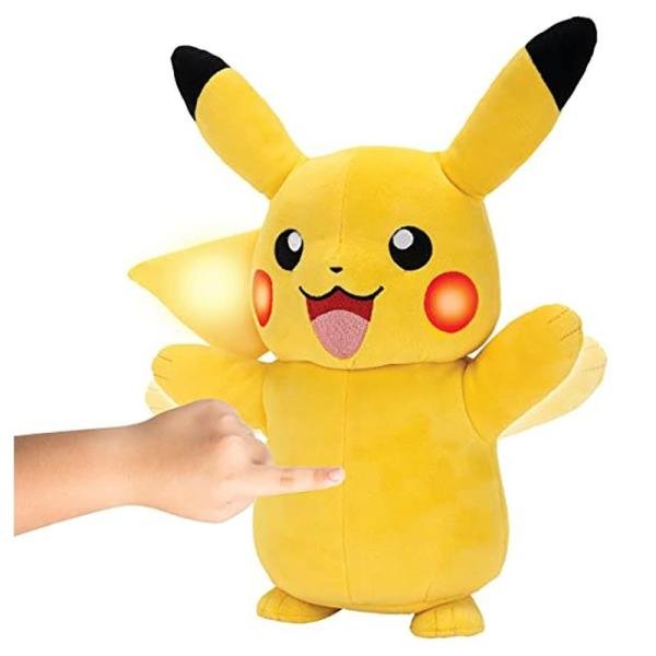 JASWAR POKEMON FEATURE DLX PLUSH PIKACHU 11IN - PKW2365