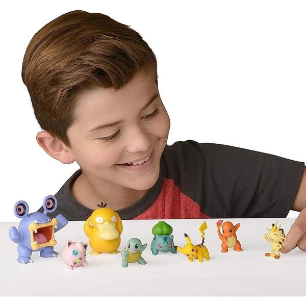 JASWAR POKEMON BATTLE FIGURE MULTI 8PACK 2&3" - PKW2542