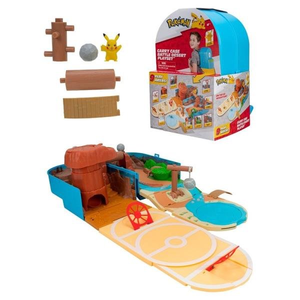 JASWAR POKEMON CARY CASE BATTLE DESERT PLAYSET - PKW2836