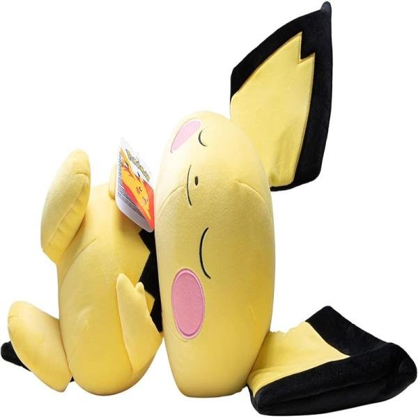 JASWAR POKEMON PLUSH SLEEPING PICHU 18" - PKW3113