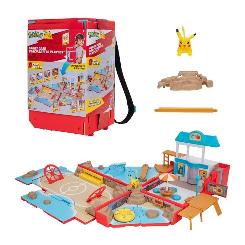 JASWAR POKEMON CARY CASE BEACH BATTLE PLAYSET - PKW3424