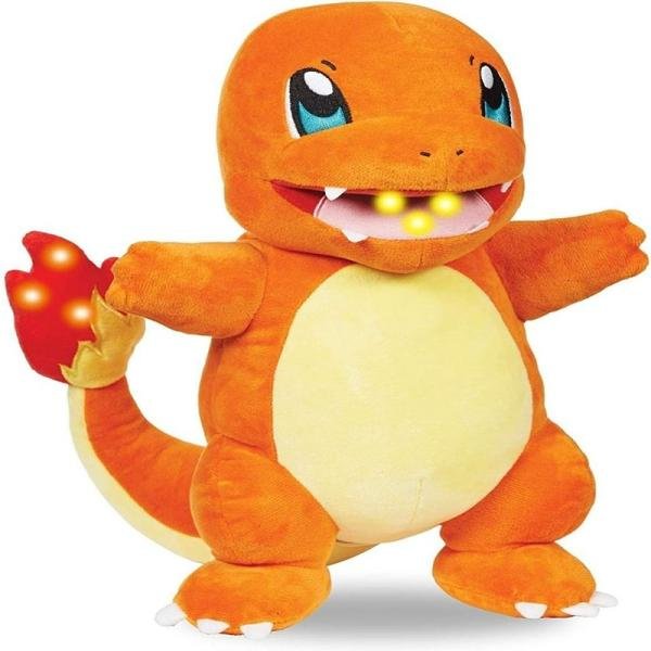 JASWAR POKEMON PLUSH FLAME ACTION CHARMANDERB/O - PKW4186