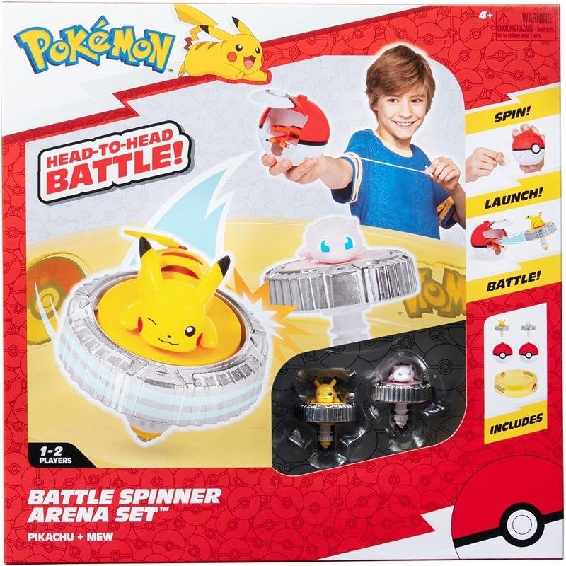 JASWAR POKEMON DLX BATTLE SPINNER ARENA SET - PKW4408
