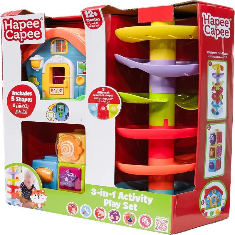 HAPEE CAPEE 3IN1 ACTIVITY PLAY SET - PL1016/PL2041/PL2052
