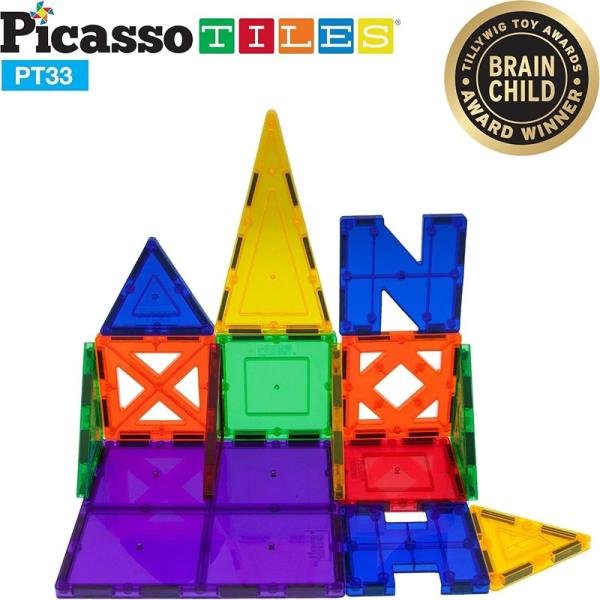 PICASSO MAGNETIC EDUC BUILDING SET 33PCS - PT33