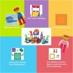 PICASSO MAGNETIC BRICKS+TILES 333PCS - PTL333