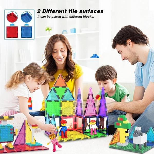 PICASSO MAGNETIC BRICKS+TILES 63PCS - PTL63