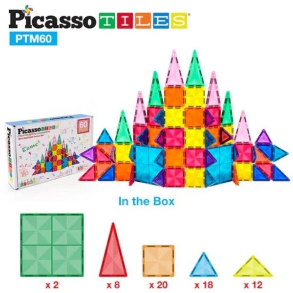 PICASSO MAG. MINI DIAMND BUILDNG 60PCS - PTM60