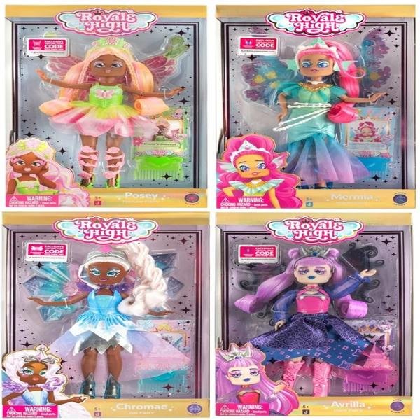 JASWAR ROYALEHIGH FASHION DOLL+ACC. 9" 4ASST - RYH0020