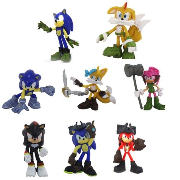 PMI SONIC FIGURE DELUXE 8PACK W/BOX 2.5" - SON2270