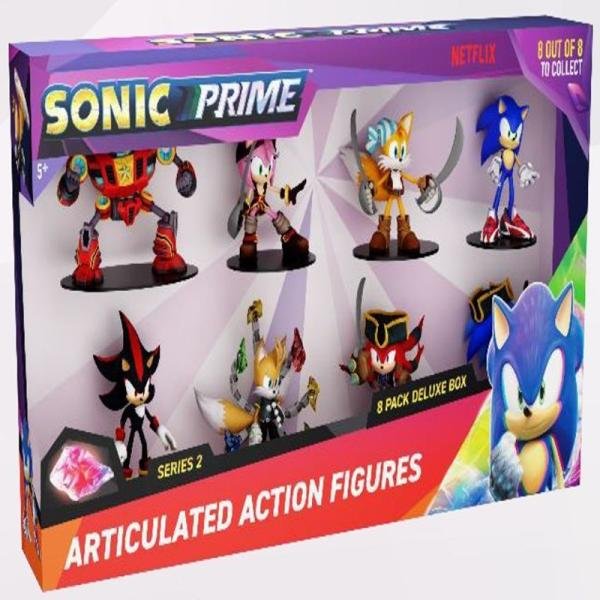 PMI SONIC FIGURE ACTION 8PACK DELUXE BOX 3" - SON6280