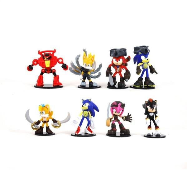 PMI SONIC FIGURE ACTION 8PACK DELUXE BOX 3" - SON6280