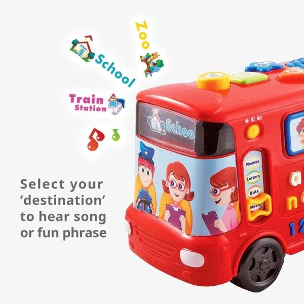 VTECH PLAYTIME BUS WITH PHONICS B/O - VT80-064803
