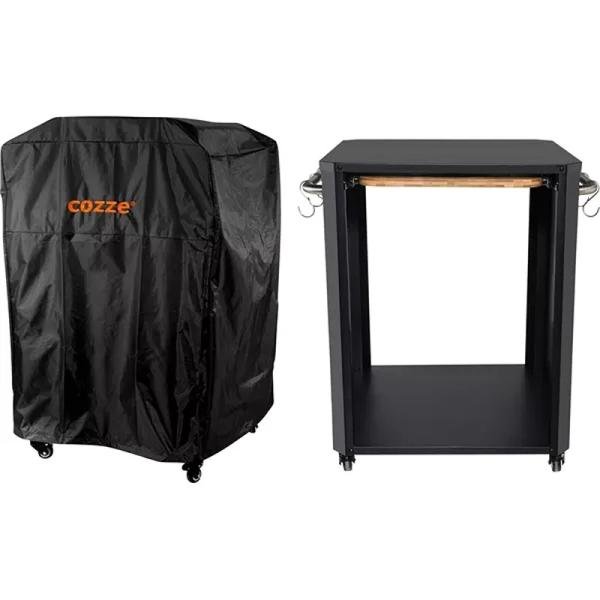 Cozze Cozze® cover for table 90300+90522+90532 andpizza oven and 500-serie, Oxford UV-resistant material,black 90301