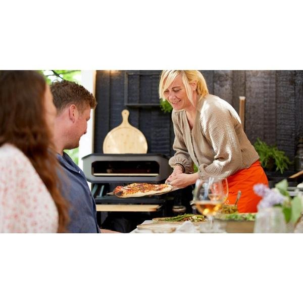 Cozze Cozze® pizza peel rotary stainless steel, with TRP handle, LFGB approved,76 x 18 x 2 cm 90323