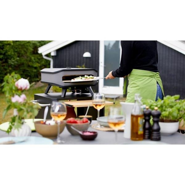 Cozze Cozze® 13" gas pizza oven with thermometer and pizza stone 90351