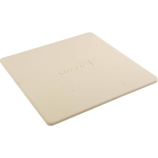 Cozze Cozze® pizza stone, LFGB approved, 34,5 × 34,5 x 1 cm 90366