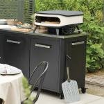 Cozze Cozze® 17" gas pizza oven, rotating pizzastonewith thermometer and LED light 90426