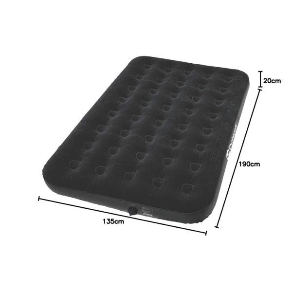OUTWELL FLOCK CLASSIC AIRBED KING SIZE, BLACK - 290010