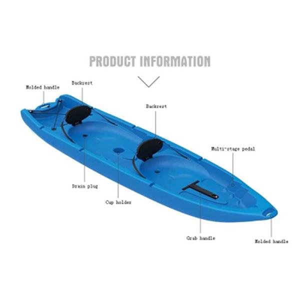 OCEAN X SEAFLO KAYAK BLUE - SF-4001