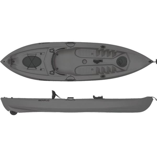 OCEANX SEAFLO FISHING KAYAK GRAY - OXSF-1007