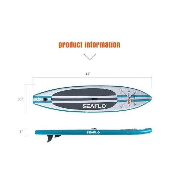 OCEANX SEAFLO INFLATABLE PADDLE BOARD 11Ft - OXSF-IS002S