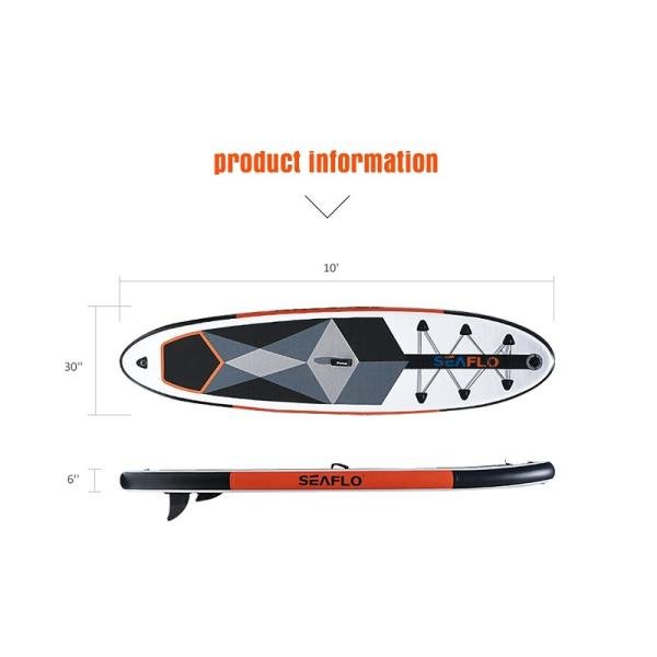 OCEANX SEAFLO INFLATABLE PADDLE BOARD 10Ft - OXF-IS001S
