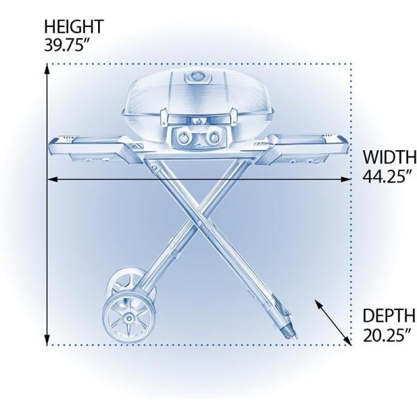 NAPOLEON PRO285 PORTABLE GAS GRILL TRAVEL Q - PRO285X-BK-RC