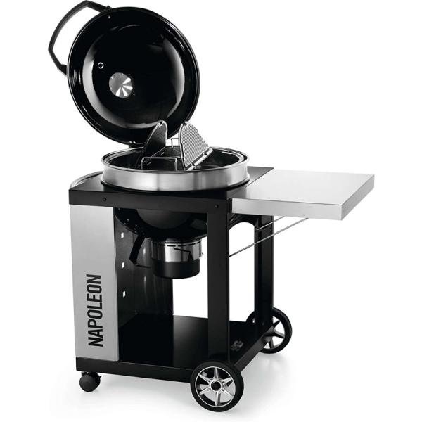 NAPOLEON PRO CART CHARCOAL KETTLE BBQ GRILL BLACK 1 - PRO22K-CART-2