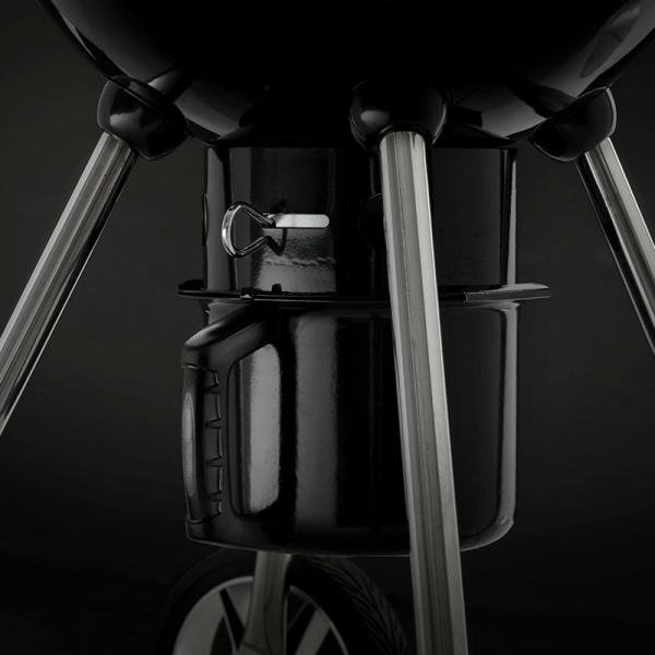 NAPOLEON 18"CHARCOAL KETTLE BBQ GRILL, BLACK 1 - NK18K-LEG-1